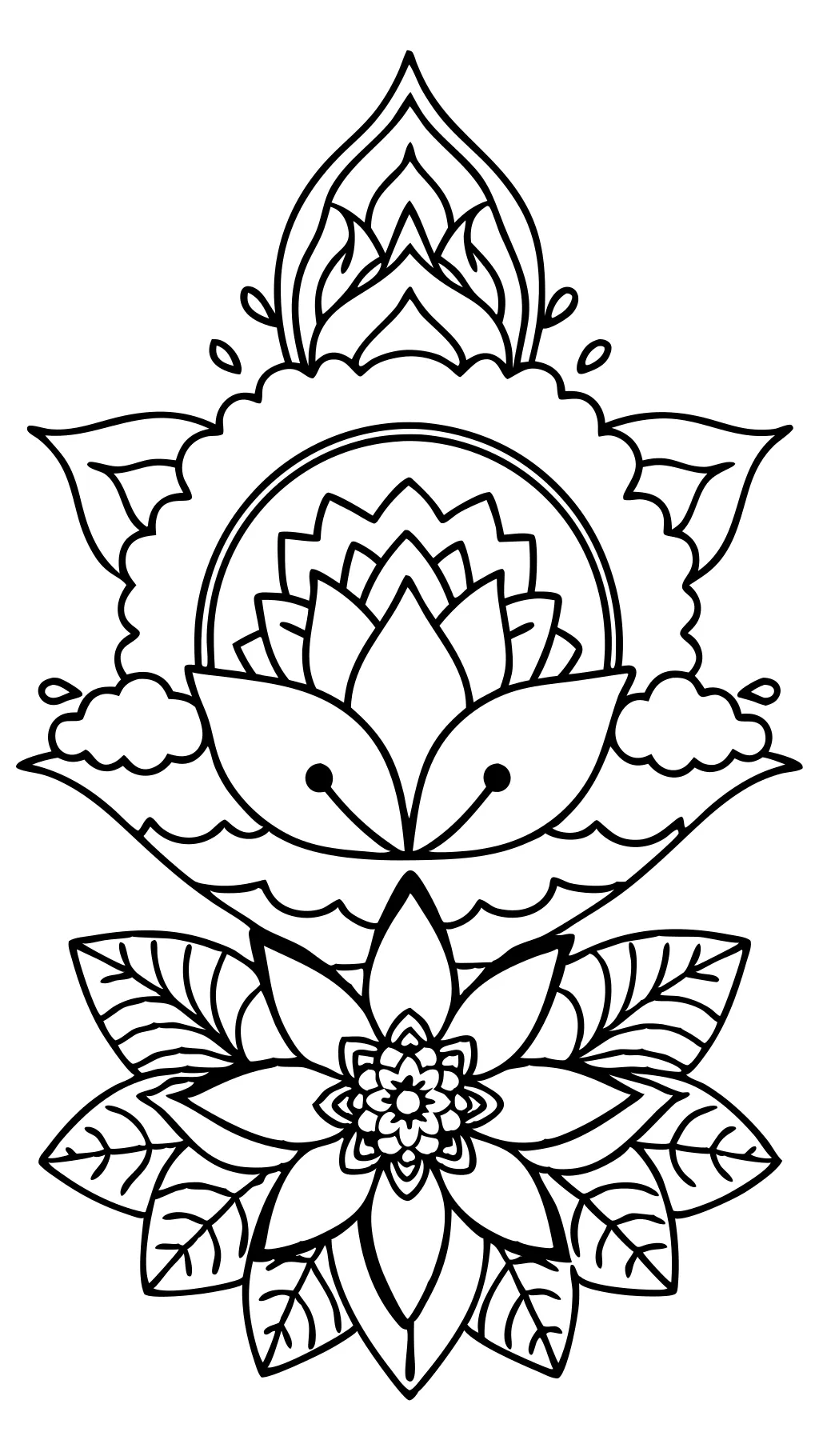 stress relief coloring pages